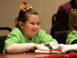 Isabel Preparing to Answer a Question