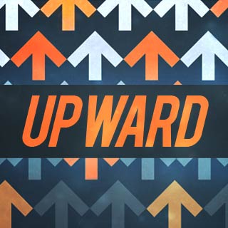 Image of arrows pointing upward with text that says "upward"
